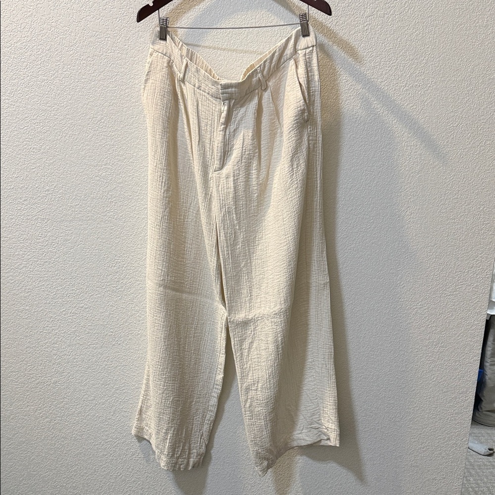a new day Women's Cream Trousers